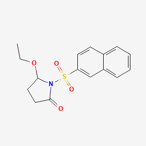 5-Ethoxy-1-(2-naphthalenylsulfonyl)-2-pyrrolidinone