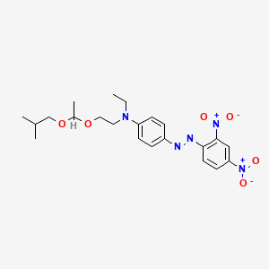 4-((2,4-Dinitrophenyl)azo)-N-ethyl-N-(2-(1-(2-methylpropoxy)ethoxy)ethyl)aniline