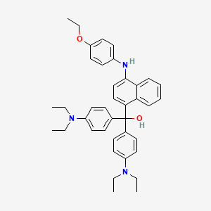 alpha,alpha-Bis(4-(diethylamino)phenyl)-4-((4-ethoxyphenyl)amino)naphthalene-1-methanol