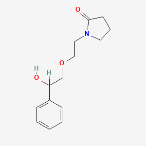 1-(2-(2-Hydroxy-2-phenylethoxy)ethyl)-2-pyrrolidinone