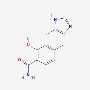 2-Hydroxy-3-(1H-imidazol-4-ylmethyl)-4-methylbenzamide