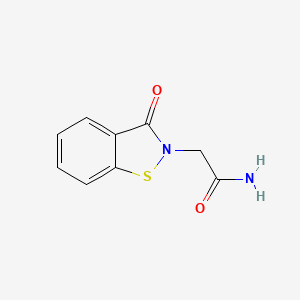 3-Oxo-1,2-benzisothiazole-2(3H)-acetamide