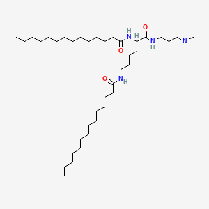 N,N'-(1-(((3-(Dimethylamino)propyl)amino)carbonyl)pentane-1,5-diyl)bismyristamide