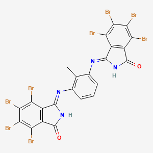 3,3'-((2-Methyl-1,3-phenylene)diimino)bis(4,5,6,7-tetrabromo-1H-isoindol-1-one)