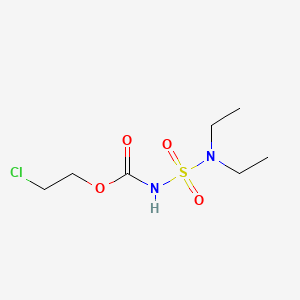 Carbamic acid, ((diethylamino)sulfonyl)-, 2-chloroethyl ester