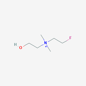 Fluoroethylcholine ion