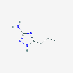 molecular formula C5H10N4 B1270310 5-丙基-4H-1,2,4-三唑-3-胺 CAS No. 60016-62-8