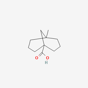 molecular formula C11H18O2 B1270315 5-甲基双环[3.3.1]壬烷-1-羧酸 CAS No. 91965-21-8
