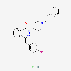 1(2H)-Phthalazinone, 4-((4-fluorophenyl)methyl)-2-(1-(2-phenylethyl)-4-piperidinyl)-, monohydrochloride