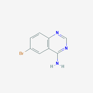 molecular formula C8H6BrN3 B1270323 6-溴喹唑啉-4-胺 CAS No. 21419-48-7
