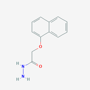 molecular formula C12H12N2O2 B1270327 2-(1-萘氧基)乙酰肼 CAS No. 24310-15-4
