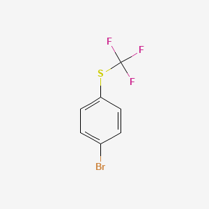 molecular formula C7H4BrF3S B1270331 4-(三氟甲硫基)溴苯 CAS No. 333-47-1