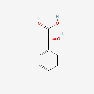 molecular formula C9H10O3 B1270345 (R)-2-羟基-2-苯基丙酸 CAS No. 3966-30-1