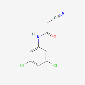 molecular formula C9H6Cl2N2O B1270351 2-氰基-N-(3,5-二氯苯基)乙酰胺 CAS No. 63035-00-7
