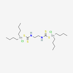 6,13-Dithia-8,11-diaza-5,14-distannaoctadecane, 5,14-dibutyl-5,14-dichloro-7,12-dithioxo-