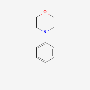 molecular formula C11H15NO B1270357 4-(对甲苯基)吗啉 CAS No. 3077-16-5