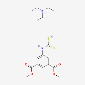 [3,5-bis(methoxycarbonyl)phenyl]carbamodithioic acid;N,N-diethylethanamine