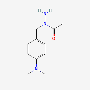 Hydrazine, 1-acetyl-1-(4-dimethylaminobenzyl)-