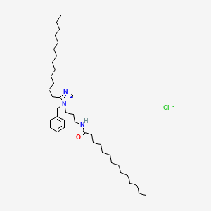 1-Benzyl-4,5-dihydro-1-[3-[(1-oxotetradecyl)amino]propyl]-2-tridecyl-1H-imidazolium chloride