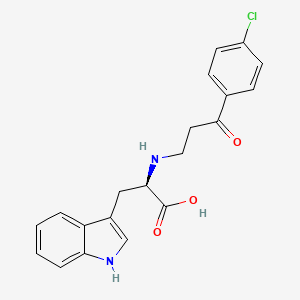 N-(3-(4-Chlorophenyl)-3-oxopropyl)-D-tryptophan