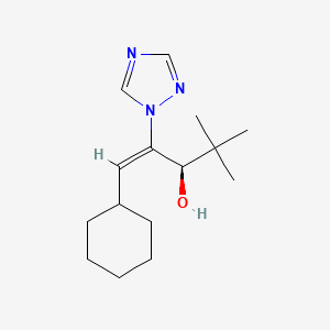 alpha-tert-Butyl-(R-(E))-beta-(cyclohexylmethylene)-1H-1,2,4-triazol-1-ethanol