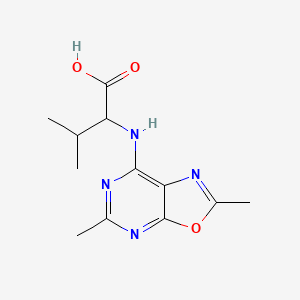 N-(2,5-Dimethyloxazolo(5,4-d)pyrimidin-7-yl)-DL-valine