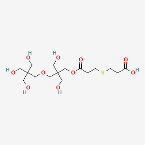 Propanoic acid, 3,3'-thiobis-, ester with 2,2'-(oxybis(methylene))bis(2-(hydroxymethyl)-1,3-propanediol)