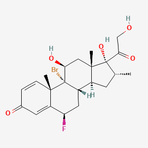 9-Bromo-6beta-fluoro-11beta,17,21-trihydroxy-16alpha-methylpregna-1,4-diene-3,20-dione