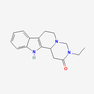 5-ethyl-5,7,17-triazatetracyclo[8.7.0.02,7.011,16]heptadeca-1(10),11,13,15-tetraen-4-one