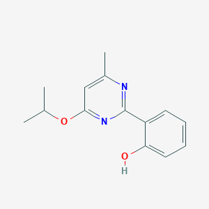 2-(4-Isopropoxy-6-methyl-2-pyrimidinyl)phenol