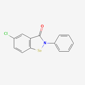 1,2-Benzisoselenazol-3(2H)-one, 5-chloro-2-phenyl-