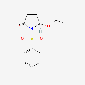 5-Ethoxy-1-((4-fluorophenyl)sulfonyl)-2-pyrrolidinone