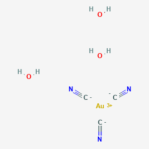 Gold tricyanide trihydrate