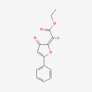 Ethyl (3-oxo-5-phenyl-2(3H)-furanylidene)acetate