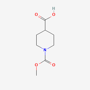 molecular formula C8H13NO4 B1270422 1-(甲氧羰基)哌啶-4-羧酸 CAS No. 197585-42-5