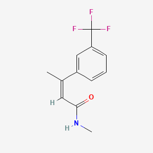 N-Methyl-3-(3-(trifluoromethyl)phenyl)-2-butenamide