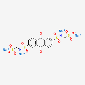 Tetrasodium ((9,10-dihydro-9,10-dioxoanthracene-2,6-diyl)bis(sulphonylimino))bismethanesulphonate