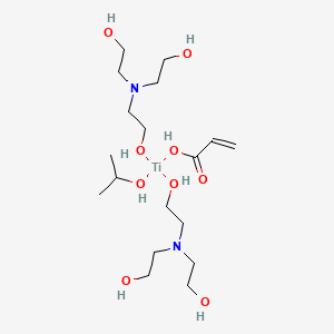 Bis((2,2',2''-nitrilotris(ethanolato))(1-)-N,O)(propan-2-olato)(acrylato-O)titanium