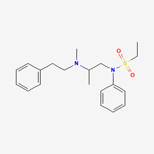 N-(2-(Methylphenethylamino)propyl)ethanesulfonanilide