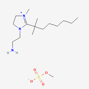 1-(2-Aminoethyl)-2-(dimethylheptyl)-4,5-dihydro-3-methyl-1H-imidazolium methyl sulphate