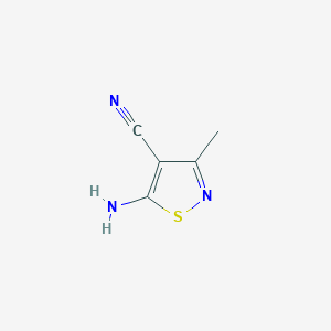 5-Amino-3-methyl-isothiazole-4-carbonitrile