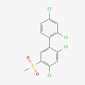 2,2',4,4'-Tetrachloro-5-(methylsulfonyl)-1,1'-biphenyl