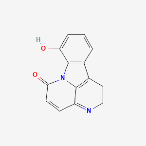 6H-Indolo(3,2,1-de)(1,5)naphthyridin-6-one, 8-hydroxy-