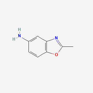 molecular formula C8H8N2O B1270466 2-Methyl-1,3-benzoxazol-5-amine CAS No. 72745-76-7