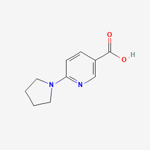 molecular formula C10H12N2O2 B1270470 6-(吡咯烷-1-基)烟酸 CAS No. 210963-95-4