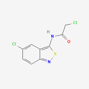 2-Chloro-N-(5-chloro-2,1-benzisothiazol-3-yl)acetamide