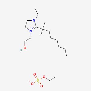 2-(Dimethylheptyl)-1-ethyl-4,5-dihydro-3-(2-hydroxyethyl)-1H-imidazolium ethyl sulphate