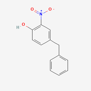 molecular formula C13H11NO3 B1270488 4-苄基-2-硝基苯酚 CAS No. 37021-63-9