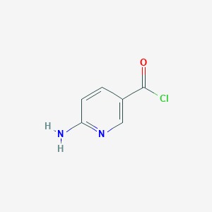 molecular formula C6H5ClN2O B127049 6-氨基烟酰氯 CAS No. 148675-53-0