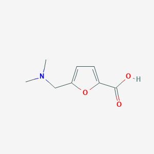 molecular formula C8H11NO3 B1270500 5-[(二甲氨基)甲基]-2-呋喃甲酸 CAS No. 86649-59-4